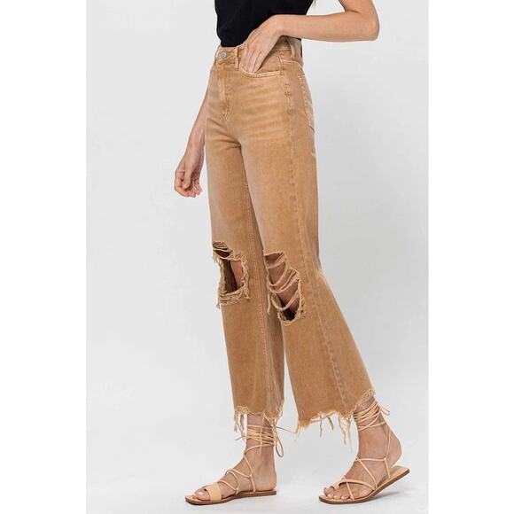 Vervet Denim - Vervet mustard color jeans 90s